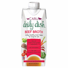 Caru Daily Dish Beef Broth for Dogs & Cats 17.6oz