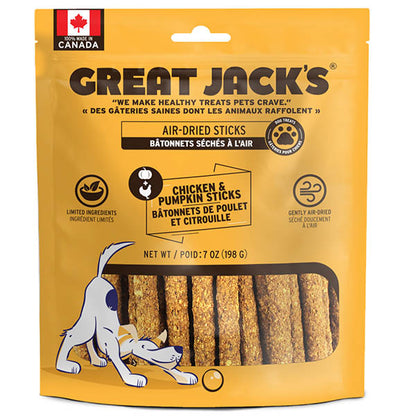Great Jacks 🍁Chicken & Pumpkin Sticks 198g