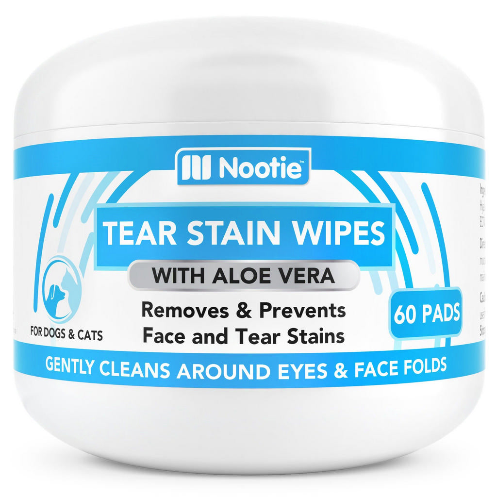Tear Stain Wipes with Aloe Vera