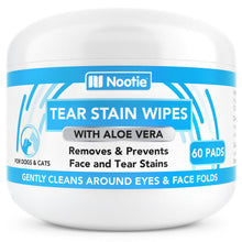 Tear Stain Wipes with Aloe Vera