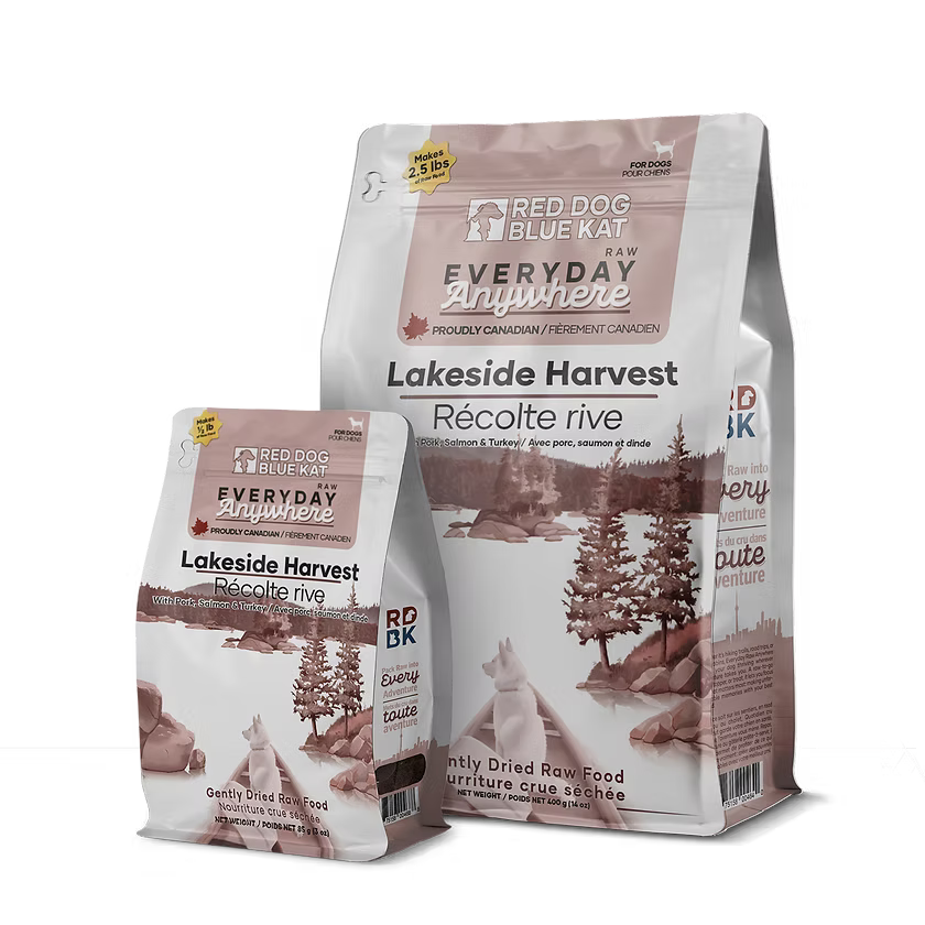 RDBK 🍁Lakeside Harvest Pork, Salmon & Turkey Gently Dried Raw for Dogs