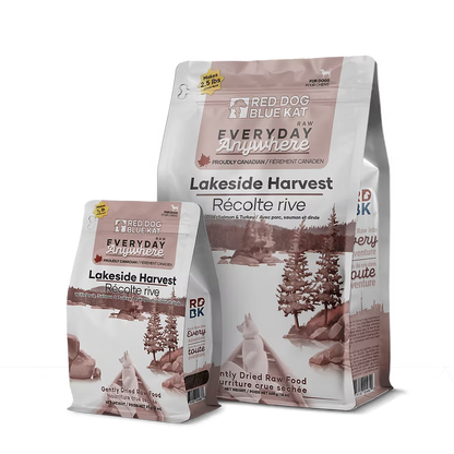 RDBK 🍁Lakeside Harvest Pork, Salmon & Turkey Gently Dried Raw for Dogs