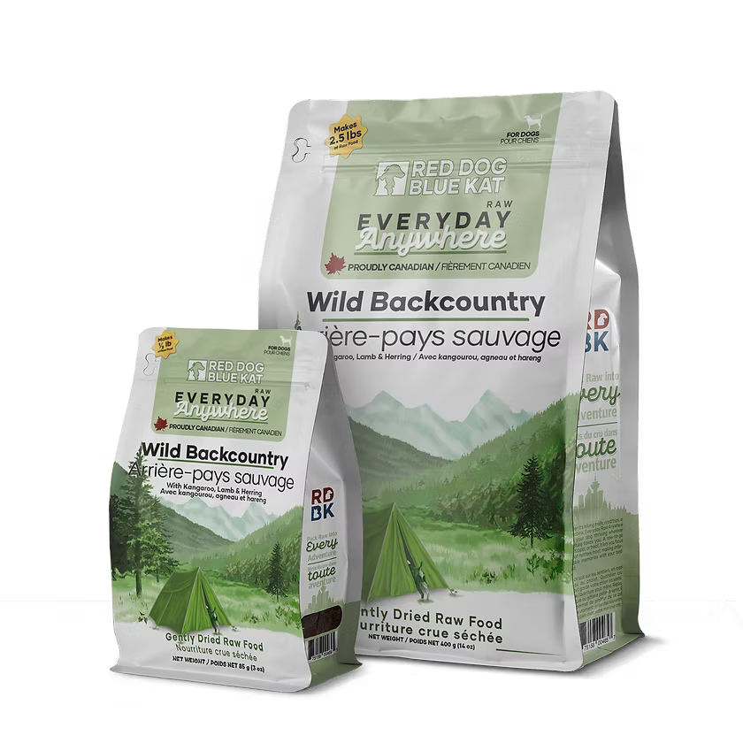 RDBK 🍁Wild Backcountry Kangaroo, Lamb & Herring Gently Dried Raw for Dogs
