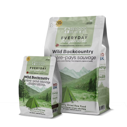 RDBK 🍁Wild Backcountry Kangaroo, Lamb & Herring Gently Dried Raw for Dogs
