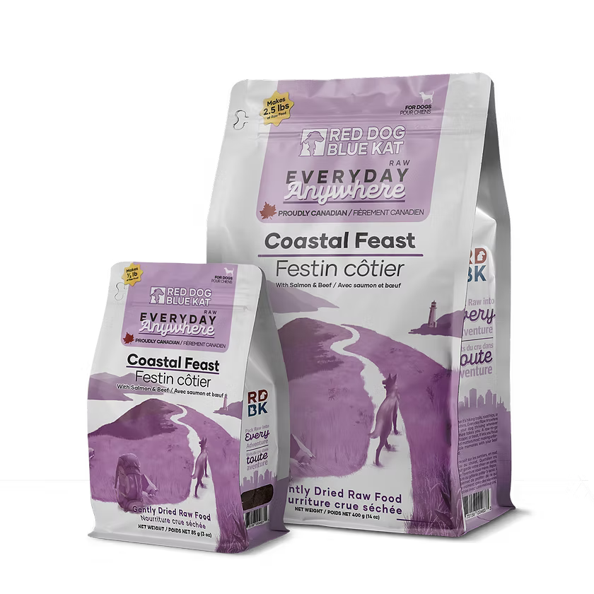 RDBK 🍁Coastal Feast Salmon & Beef Gently Dried Raw Food for Dogs