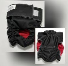 Jack & Jill 🍁Black Female Dog Diapers - Regular Fit