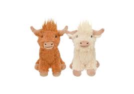 Multipet Minipet Highland Cow Dog Plush Toy