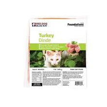 Red Dog Blue Kat 🍁Foundations Raw Turkey for Cats 4 x 1/4lb