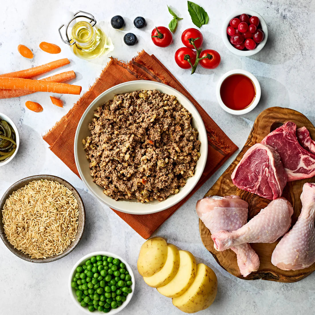 Naturo Canine Chicken, Lamb & Rice with Veg 400g