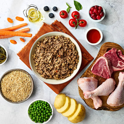 Naturo Canine Chicken, Lamb & Rice with Veg 400g