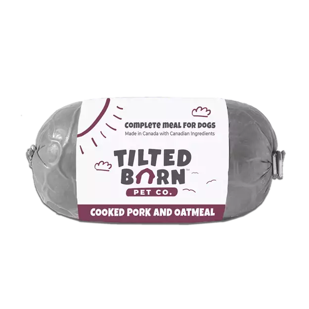 Tilted Barn Pet Co. 🍁 Cooked Pork & Oatmeal 1lb