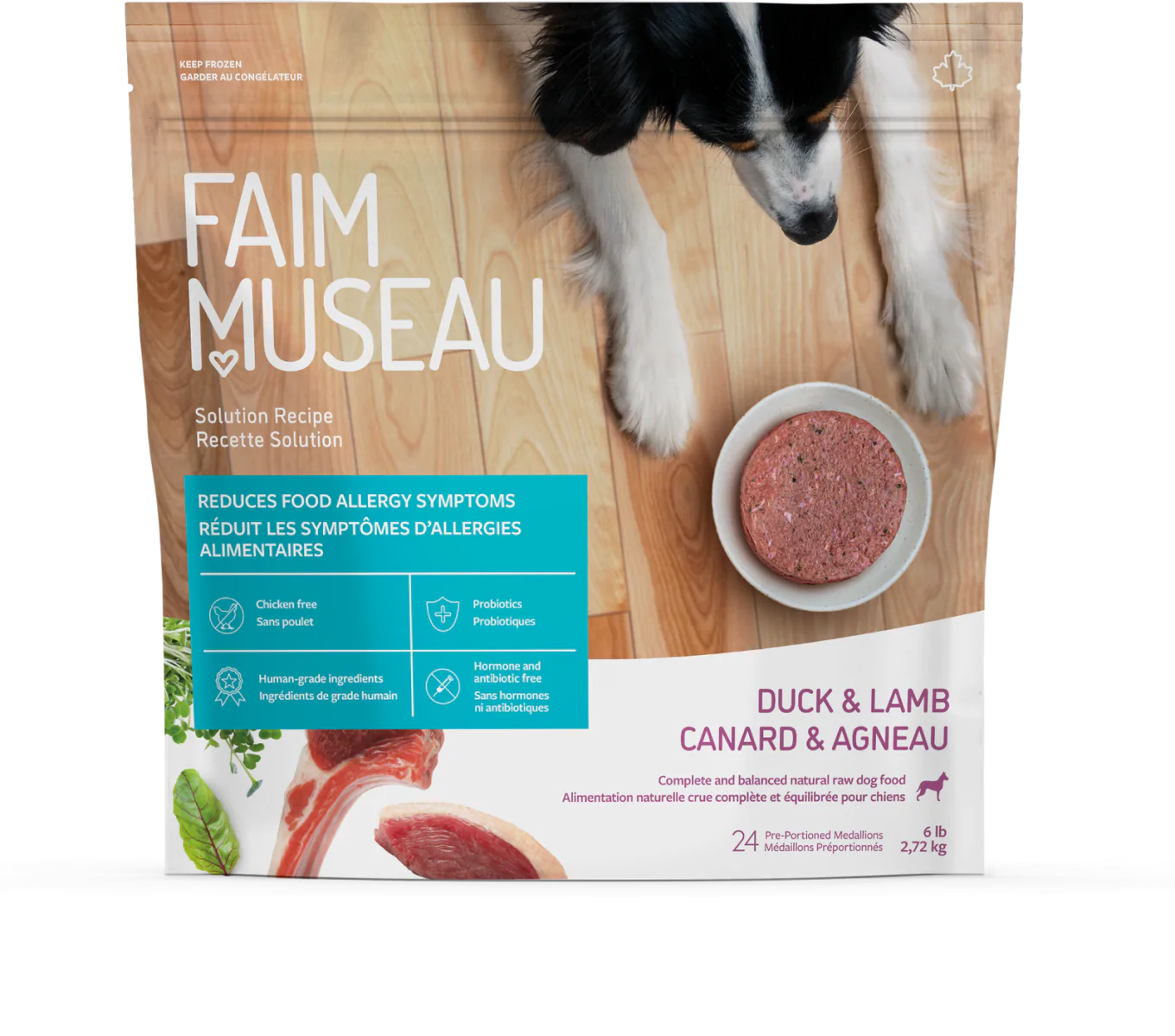 Faim Museau 🍁Duck & Lamb 6lb for Dogs