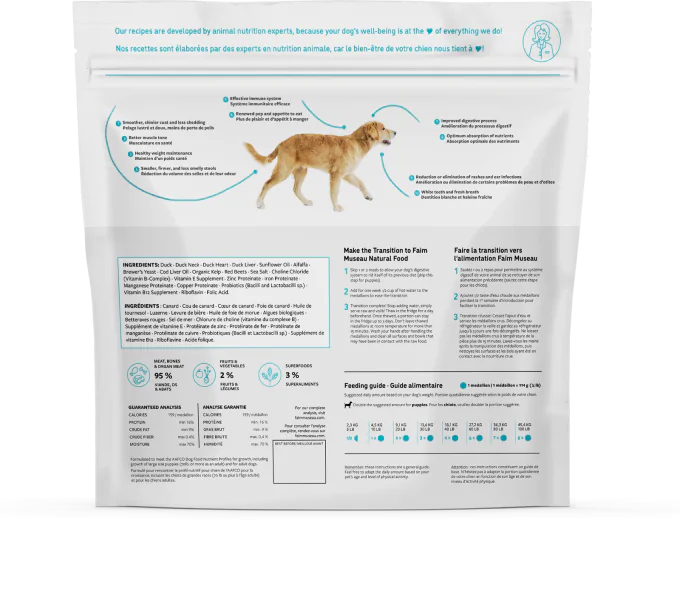 Faim Museau 🍁Hypoallergenic Duck for Dogs