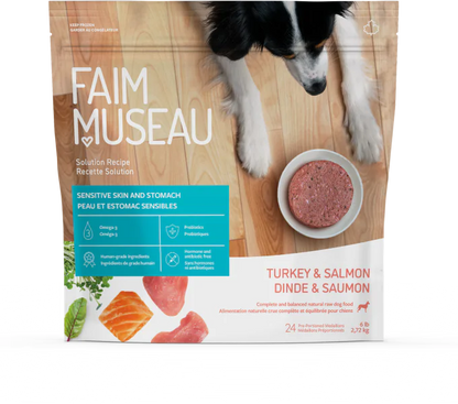 Faim Museau 🍁Sensitive Stomach Turkey & Salmon for Dogs