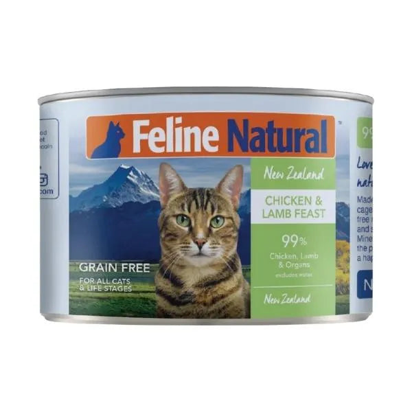 Feline Natural New Zealand Chicken & Lamb Feast Wet Food 6oz