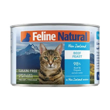 Feline Natural New Zealand Beef Feast Wet Food 6oz