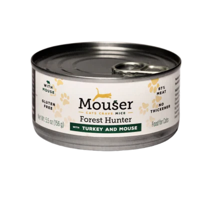 Mouser Forest Hunter - Turkey and Mouse for Cats 5.5oz
