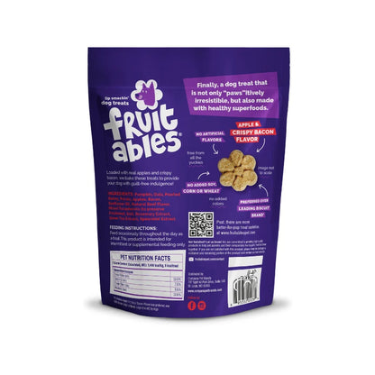 Fruitables Crispy Bacon & Apple Dog Treats