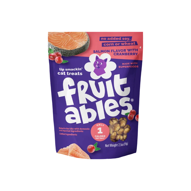 Fruitables Salmon & Cranberry Cat Treats 2.5oz