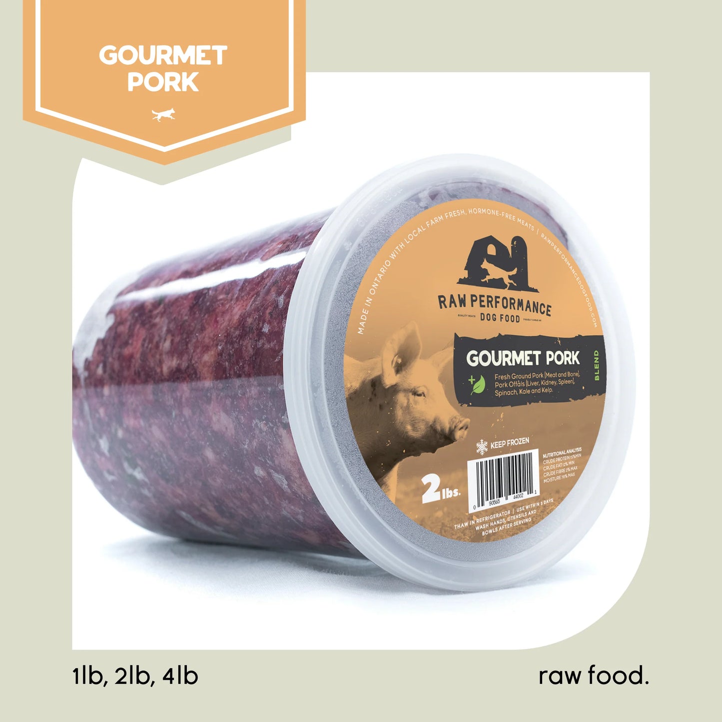 Raw Performance 🍁Gourmet Pork