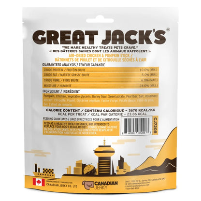 Great Jacks 🍁Chicken & Pumpkin Sticks 198g