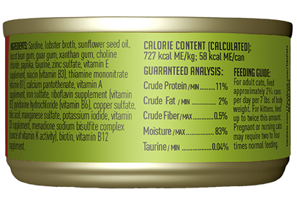 Tiki Cat Tahitian Grill Sardine Cutlets Cat Food 2.8oz