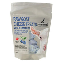 HAPPY DAYS 🍁Frozen Raw Goat Cheese Treats with Blueberry for Dogs & Cats 100 g