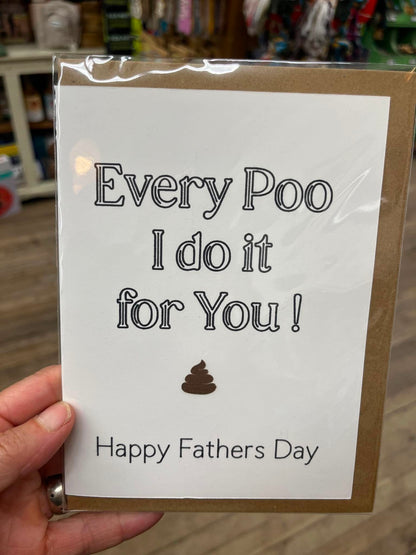 Handmade Father's Day Card  - Assorted