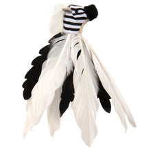 Instincts by SmartyKat Zingy Zebra Toss & Chase Feathered HappyNip Silvervine & Catnip Plush Cat Toy