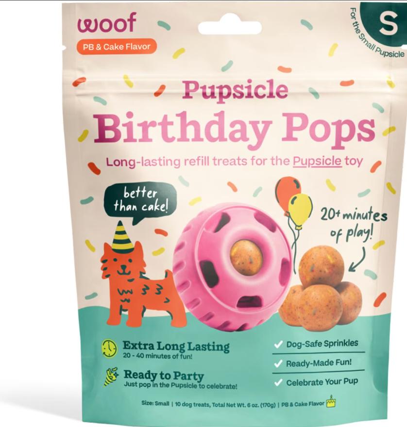 Woof Birthday Pupsicle Refill Pops