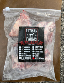 Artisan Farms 🍁Frozen Meaty Beef Neck Bones 3lb