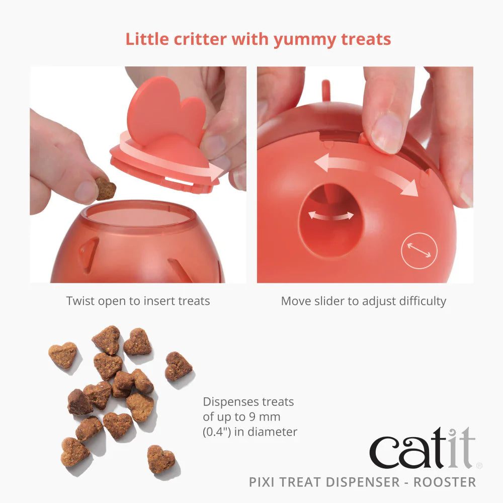 Catit 🍁Pixi Rooster Treat Dispenser