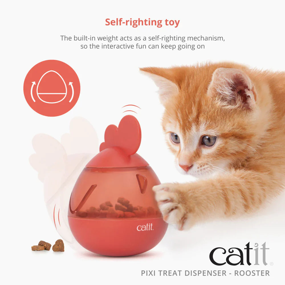 Catit 🍁Pixi Rooster Treat Dispenser