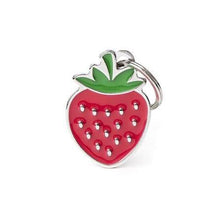My Family Strawberry Charm - Engravable ID Tag