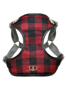 Pretty Paw 🍁Buffalo Check Step In Harness