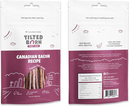 Canadian Bacon Treats 100g🍁Tilted Barn Pet Co.