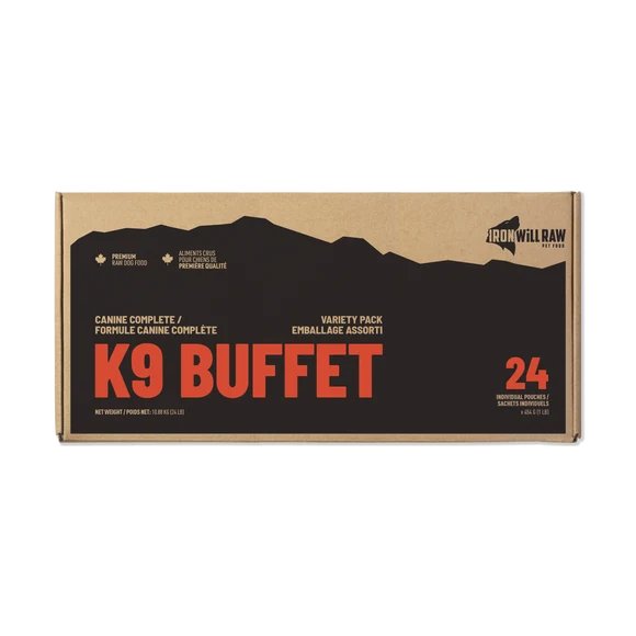 Iron Will Raw® 🍁Canine Complete™ K9 Buffet Frozen Dog Food 24lb