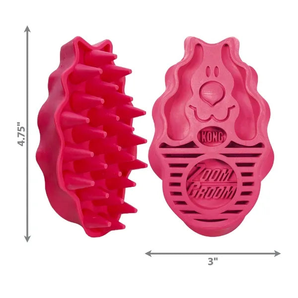 Kong Zoom Groom Raspberry