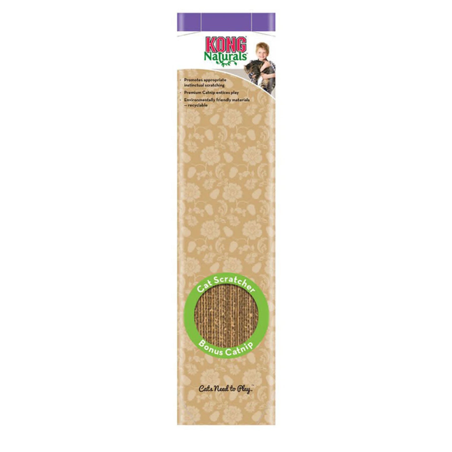 Kong Naturals Single Scratcher with Catnip