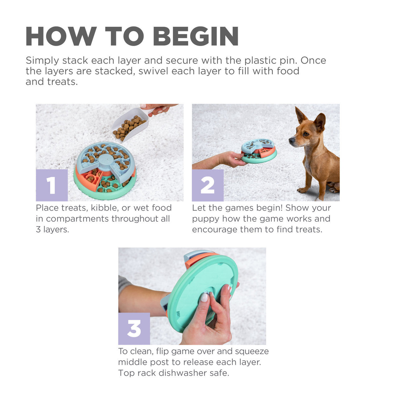 Outward Hound Nina Ottosson Puppy Lickin' Layers