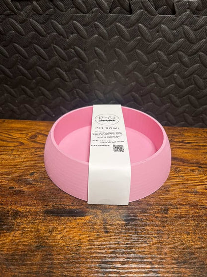 Prairie City 🍁 Pink Pet Bowl