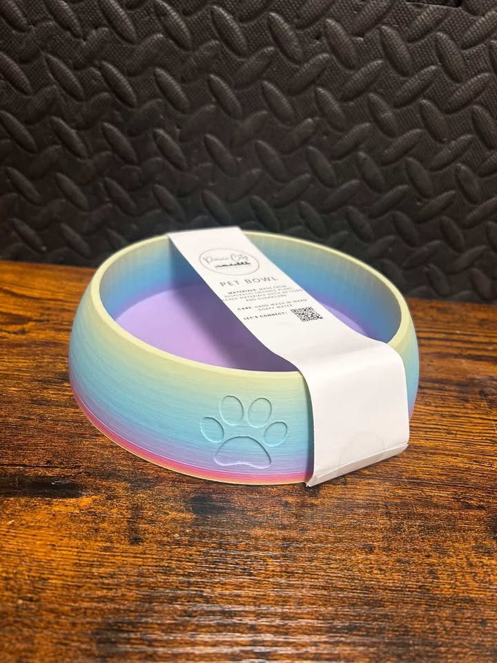 Prairie City 🍁Rainbow Pet Bowl