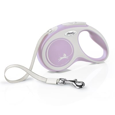 SMALL 5M COMFORT Flexi Pink Comfort Tape Retractable Leash