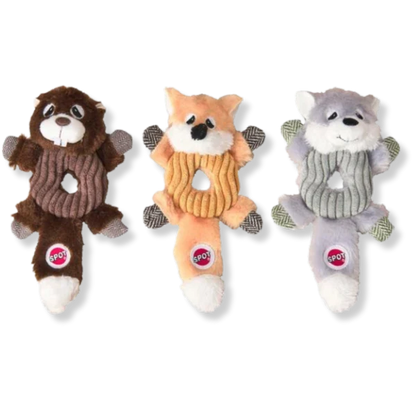 SPOT® Lil' Spots Donut Crinkler Assorted 7" Plush Dog Toy