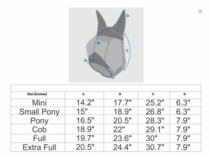 Canadian Horsewear🍁 Unicorn Pony Lycra Fly Mask