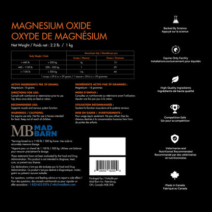 MadBarn 🍁Magnesium Oxide 1KG