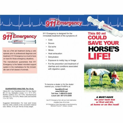 McIntosh ProLine 911 Emergency Paste 80cc Single Dose