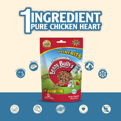Benny Bullys Chicken Heart Minis 103g