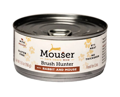 Mouser Brush Hunter - Rabbit and Mouse for Cats 5.5oz