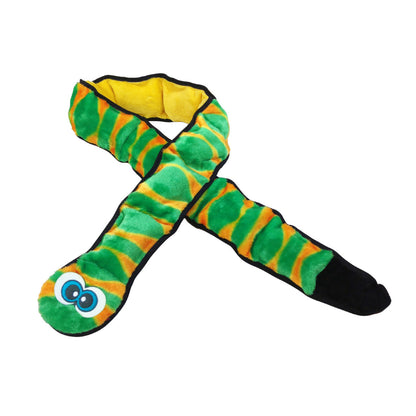 Outward Hound Durablez 38" Green 6 Squeaker Snake